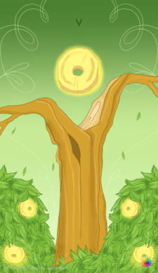 Five of Coins